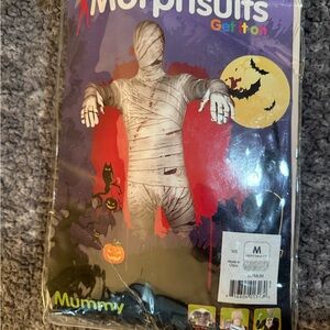 Mummy adult Costume - see through attached face
